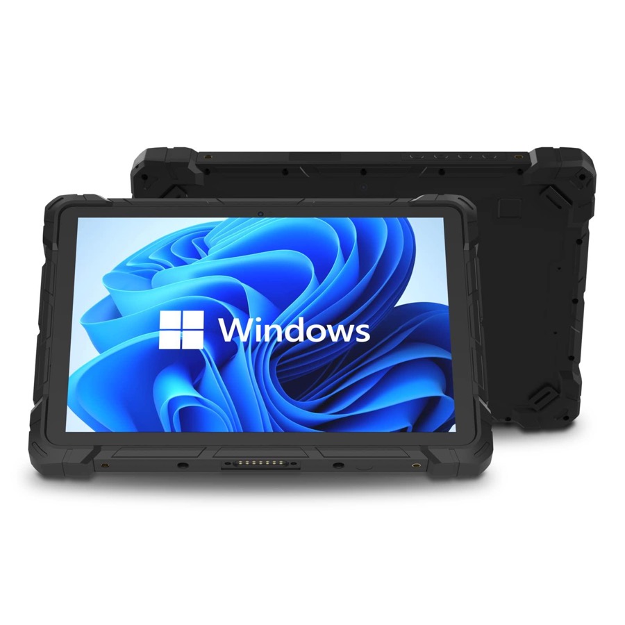 HIGOLEPC 10.1" Sunlight Readable Rugged Tablet, Windows 11 Pro, Intel N4120, 8GB RAM, 128GB Storage, 600 nit Display, IP67 Waterproof, 16000mAh Battery, Dual Cameras